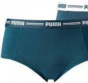 Трусы PUMA ICONIC HIPSTER 2P Dark denim размер L